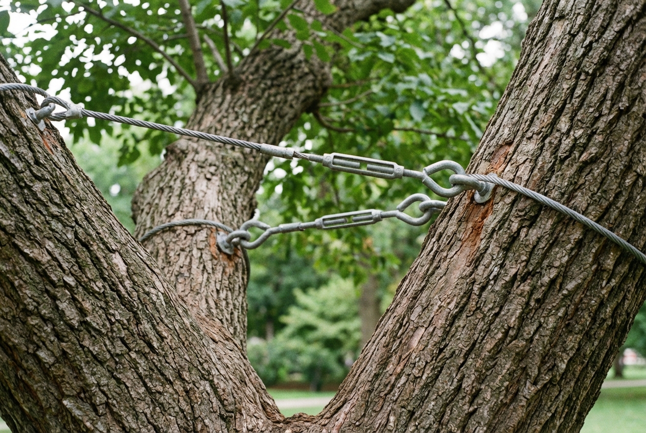 Soins aux arbres et haubanage à Rennes